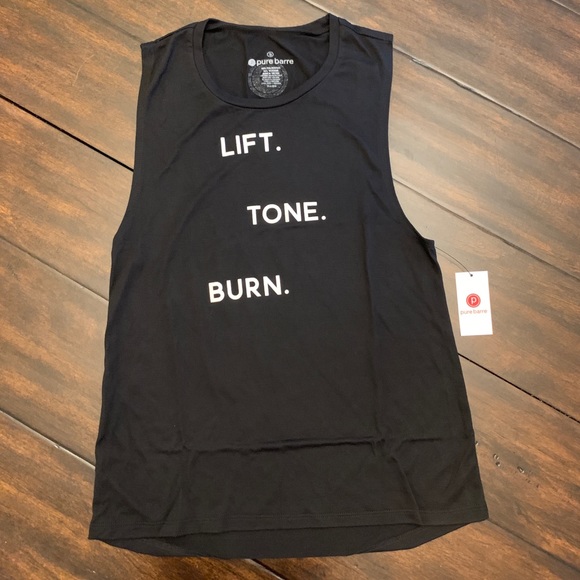 Pure Barre Tops - Pure Barre Lift Tone Burn Muscle Tank